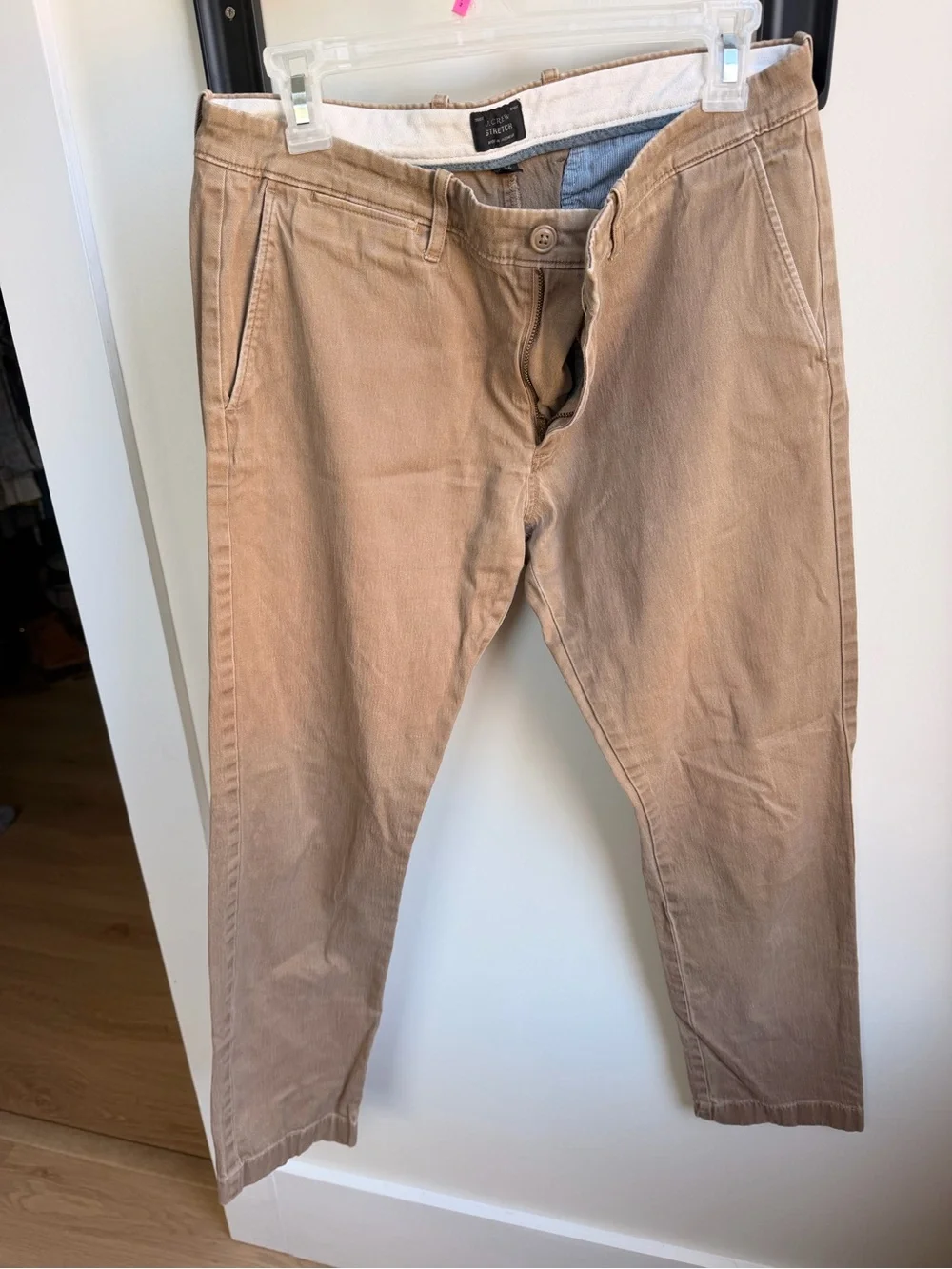 J. Crew Men's Chino Pants in Light Tan